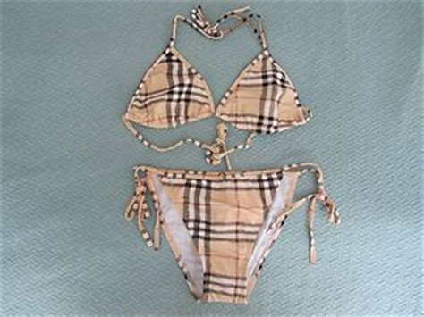 burberry lingerie for women|burberry plaid bikini.